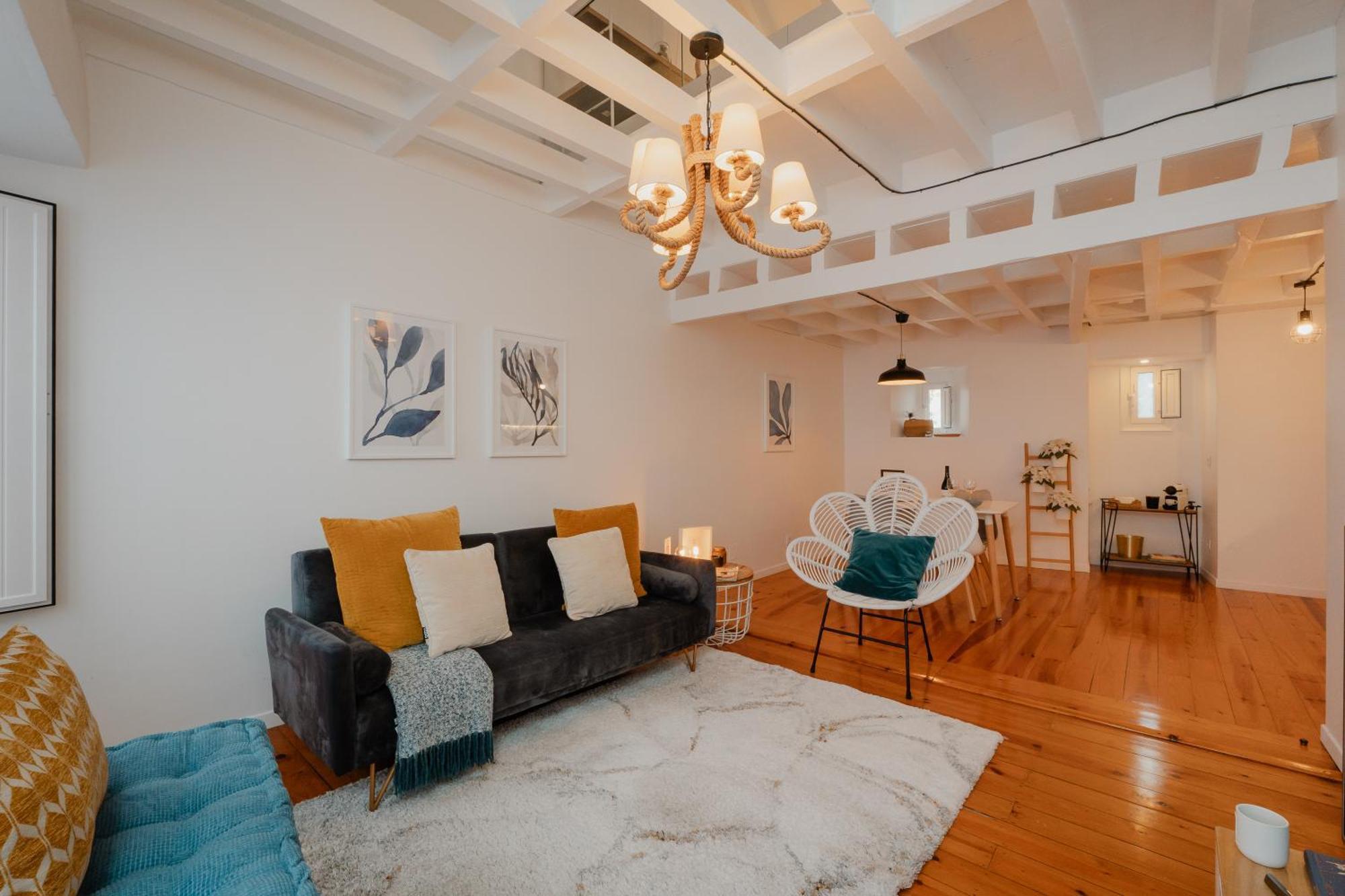 Apartmán Stylish Getaway In A Mezzanine Flat By The Castle Lisboa Exteriér fotografie