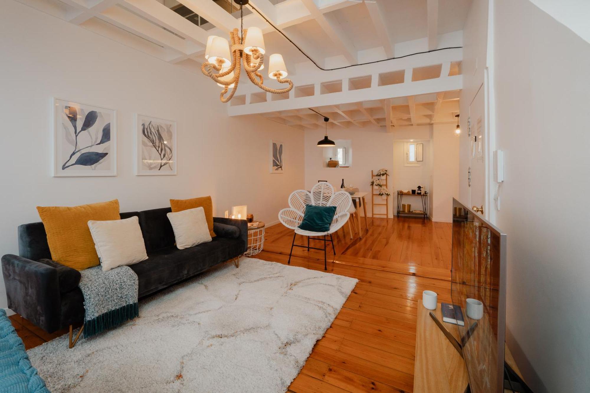 Apartmán Stylish Getaway In A Mezzanine Flat By The Castle Lisboa Exteriér fotografie